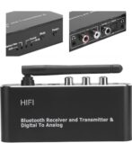 ⁦محول محول محوري لاسلكي أصلي , DAC رقمي إلى تناظري مع جهاز إرسال Bluetooth5.0 للهاتف المحمول, تلفزيون لوحي, وحدة التحكم⁩ - الصورة ⁦8⁩