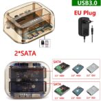 DOCKING STATION D’ACCUEIL S8 HDD 3.5″ 2.5″ USB3.0 – Image 3