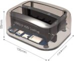DOCKING STATION D’ACCUEIL S8 HDD 3.5″ 2.5″ USB3.0 – Image 7