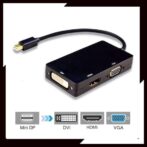 Adaptateur MINI DP TO HDMI HD +VGA+DVI RS-mini display 3IN1 – Image 6