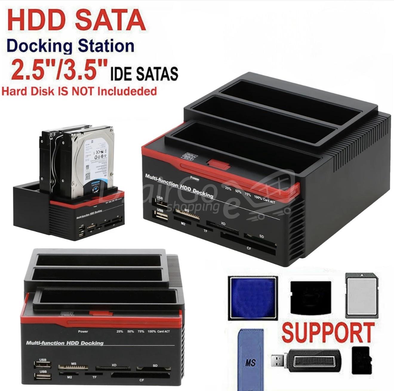 screenshot-134 Station d'accueil pour clonage de disques durs IDE SATA 2,5" et 3,5", lecteur de cartes all in one – Image 1