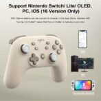 Manette sans fil Bluetooth PXN P50 pour Nintendo Switch/iOS 16/PC, compatible Steam Macro Turbo – Image 2