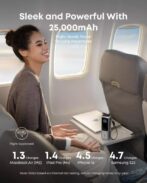 Power Bank À Charge Rapide 25000mAh 165W À Câbles Intégrés Et Rétractables Anker A1695 – Image 4