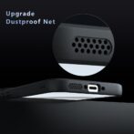 Étui compatible avec Realme GT8 pro antichoc, antidérapant, anti-rayures et anti-traces de doigts, étui de protection compatible avec Realme Gt8 pro  (noir) – Image 6