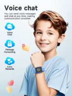 Montre intelligente pour enfants, fonction d'appel pour fille et garçon, écran tactile HD 1.44 pouces, carte oculaire 2G, suivi de localisation LBS, salle de bain, CO Y100 avec carte SIM – Image 3