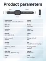 Montre intelligente pour enfants, fonction d'appel pour fille et garçon, écran tactile HD 1.44 pouces, carte oculaire 2G, suivi de localisation LBS, salle de bain, CO Y100 avec carte SIM – Image 7