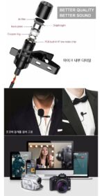 Micro-cravate  Microphone à pince Mini type c avec auxiliaire fm pour écouteurs – Image 4