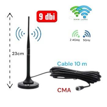 photoroom_20260311_022608 Antenne Modem 4 g avec Cable 10 m – Image 1