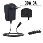 Adaptateur secteur universel réglable SY-668, chargeur multi-tension AC 240 V vers DC 3 V 4,5 V 6 V 7,5 V 9 V 12 V, convertisseur de tension 7 30 W avec 6 broches – Image 4