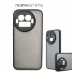 Étui compatible avec Realme GT8 pro antichoc, antidérapant, anti-rayures et anti-traces de doigts, étui de protection compatible avec Realme Gt8 pro (noir)