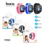 Montre intelligente pour enfants, fonction d'appel pour fille et garçon, écran tactile HD 1.44 pouces, carte oculaire 2G, suivi de localisation LBS, salle de bain, CO Y100 avec carte SIM