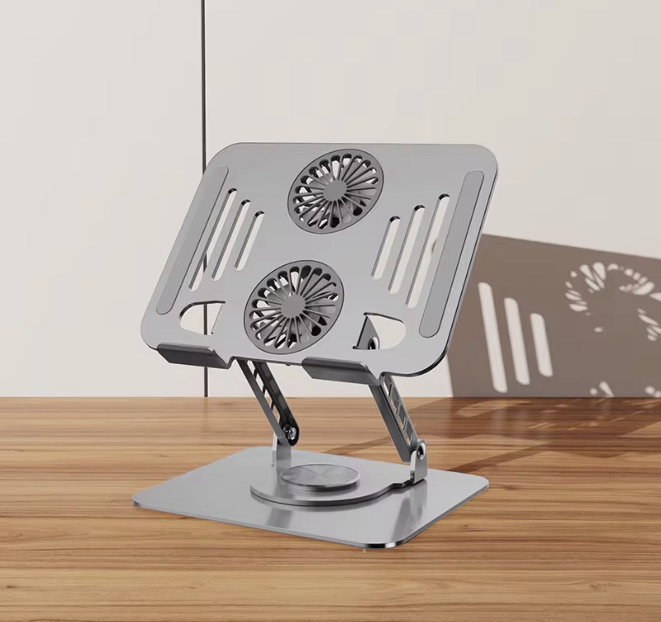 screeحامل كمبيوتر محمول وكمبيوتر لوحي قابل للتعديلة وقابل للطي Support pour ordinateur portable et tablette réglable | ergonomique rotatif à 360° pliable - الصورة 5