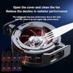 MEMO CX08 Pro 9V semi-conducteur magnétique/clip arrière glacé PUBG jeu refroidisseur pour IOS Android radiateur de refroidissement universel RGB – Image 5