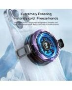 MEMO CX08 Pro 9V semi-conducteur magnétique/clip arrière glacé PUBG jeu refroidisseur pour IOS Android radiateur de refroidissement universel RGB – Image 4