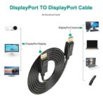 Câble DisplayPort mâle vers DisplayPort mâle 4k longeur 1.8M – Image 5
