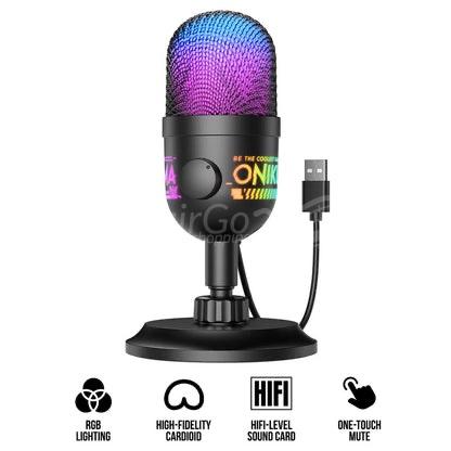 img_9010-3 Microphone ONIKUMA M930 RGB Black – Image 1