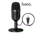 Microphone de bureau Hoco L25 Bright avec port USB-A et éclairage RGB