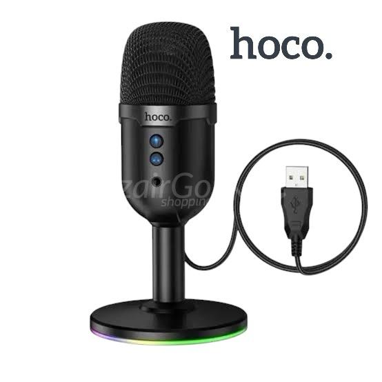 Microphone de bureau Hoco L25 Bright avec port USB-A et éclairage RGB