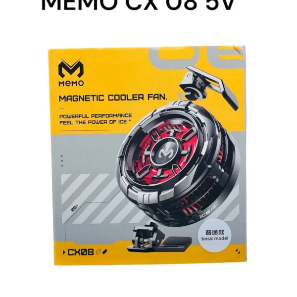 MEMO CX08 refroidisseur 5V Radiateur de téléphone portable haute puissance, refroidissement magnétique rapide RGB