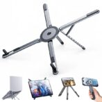 Support en Alluminum 3en1 tablette/ laptop/telephone حامل 3في1 (حاسوب ، تابلات ، هاتف ) من الألومنيوم قابل للتعديل