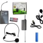 Microphone sans fil UHF TTD M09 pour amplificateur, micro cravate pédagogique à 1 canal – Image 3