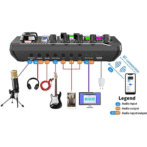 Pack Microphone MC-88 avec Carte Son en Direct – ميكروفون تسجيل إحترافي – Image 3