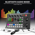 Pack Microphone MC-88 avec Carte Son en Direct – ميكروفون تسجيل إحترافي – Image 2