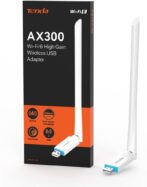 Tenda Clé WiFi Puissante AX300,ORIGINAL Adaptateur USB WiFi pour PC, Antenne WiFi 6dBi, Soft-AP, Windows7/10/11, U2