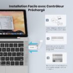 Tenda Clé WiFi Puissante AX300,ORIGINAL Adaptateur USB WiFi pour PC, Antenne WiFi 6dBi, Soft-AP, Windows7/10/11, U2 – Image 6