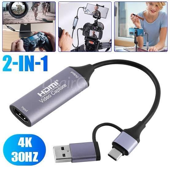 img_9721 Carte d'acquisition vidéo HDMI 4K 30 FPS, carte d'enregistrement vidéo HDMI USB 3.0 avec Type-C – Image 1