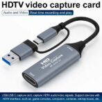 Carte d'acquisition vidéo HDMI 4K 30 FPS, carte d'enregistrement vidéo HDMI USB 3.0 avec Type-C – Image 2