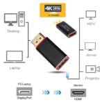 Adaptateur ORIGINAL DisplayPort vers HDMI 4K actif haute vitesse, convertisseur AV DisplayPort – Image 5