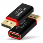 Adaptateur ORIGINAL DisplayPort vers HDMI 4K actif haute vitesse, convertisseur AV DisplayPort – Image 2