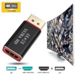 Adaptateur ORIGINAL DisplayPort vers HDMI 4K actif haute vitesse, convertisseur AV DisplayPort – Image 4