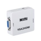 Adaptateur VGA vers HDMI - GENERIQUE - 1080P - Blanc - Convertisseur audio/vidéo – Image 6