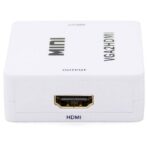 Adaptateur VGA vers HDMI - GENERIQUE - 1080P - Blanc - Convertisseur audio/vidéo – Image 4