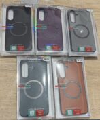 Étui Samsung Galaxy S25FE magnétique étui de chargeur sans fil Magsafe housse en cuir de haute qualité pour S25 FE – Image 3