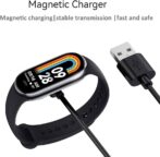 Chargeur pour Xiaomi Mi Band 10/9/9 Pro/9 Active/8/8 Pro/8 Active et pour Redmi Watch 5/5 Active/5 Lite/4/3 Lite/3 Active/Smart Band 2/3 ; câbles adaptateurs USB de remplacement – Image 3